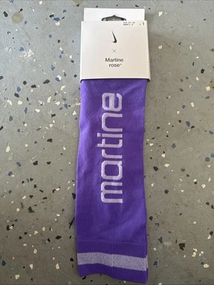 New Nike x Martine Rose Sheer Knee High Purple DR9995 550 Small Women’s 4-6 - Image 1 of 4