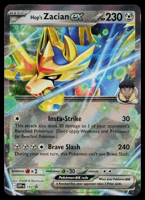 Pokemon Card Hop's Zacian ex SVP193 SV: Scarlet & Violet Promo Cards - Image 1 of 2