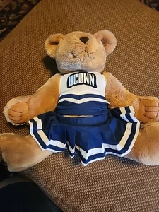 UCONN Cheerleader Teddy Bear College Mascot - Picture 1 of 8