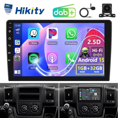 CarPlay Android 15 Radio Für Fiat Ducato Peugeot Boxer Citroen Jumper Navi DAB+ - Bild 1 von 4