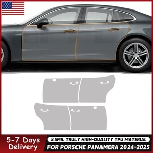 For Porsche Panamera 2024-UP Doors Precut Paint Protection Film Clear PPF TPU - Picture 1 of 20
