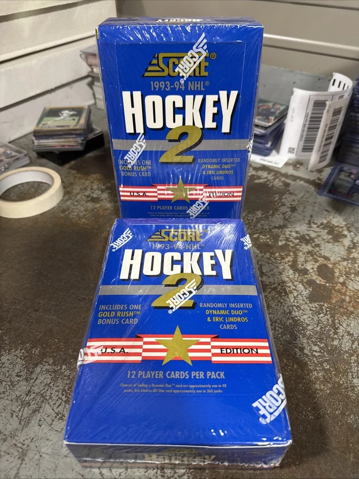 1993 Score hockey series 2 box USA edition