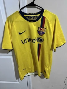 Authentic Nike 08/09 Barcelona Iniesta #8 Away Jersey Size Medium - Picture 1 of 4