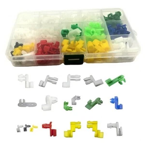 160 PCS Mixed Door Lock Rod-Clip Side/Fasteners Car Wire Clips With Box New \ - Picture 1 of 19