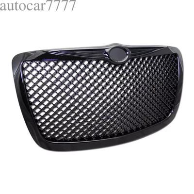 Topline For 2005-2010 Chrysler 300 300C Mesh Front Hood Bumper Grille Grill - Image 1 of 4