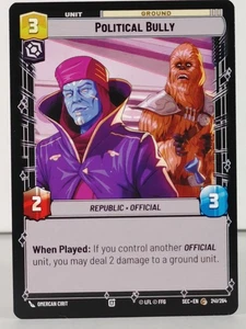 Bully político - STAR WARS ILIMITADO Secretos de poder #241 casi nuevo _A - Imagen 1 de 5