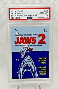 2018 Topps 80th Anniversary 1978 Jaws 2 #62 PSA 10 - Picture 1 of 7