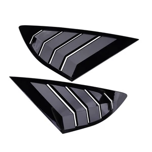 1paar Seitenfenster Lamellenabdeckung Blende Set passt für Ford Fusion Mondeo - Picture 1 of 5