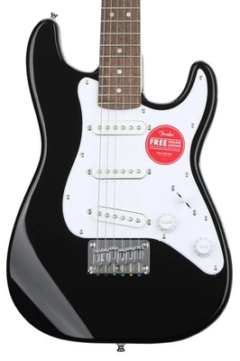 Guitarra Eléctrica Squier Mini Strat - Negra con Diapasón Laurel Foto 1 de 4