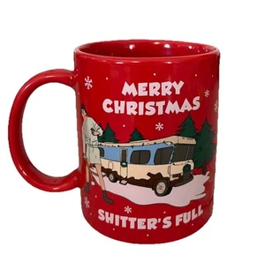 Merry Christmas Shitter's Full Ceramic Mug National Lampoons Coffee Cup FREESHIP - Picture 1 of 4
