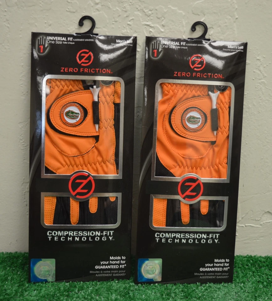 Мужские универсальные перчатки для гольфа 2 Zero Friction LH — Florida Gators — оранжевые - Изображение 1 из 1