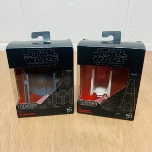 Star Wars Black Series Titanium TIE Advanced X1 & Kylo Ren's Command Shuttle - Picture 1 of 6