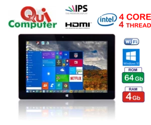 TABLET PC 10 POLLICI INTEL N4000 2 CORE WINDOWS 11 RAM 4 GB ROM 64 GB HDMI USB3 - Foto 1 di 1