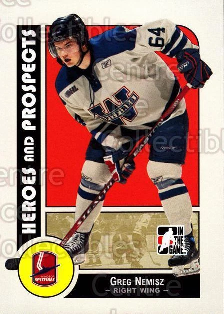 2008-09 ITG Heroes and Prospects #45 Greg Nemisz - Image 1 of 1