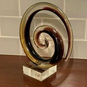 Eine weitere phänomenale Murano Sommerso Oscar Zanetti Stil Glas Skulptur... - Bild 1 von 2