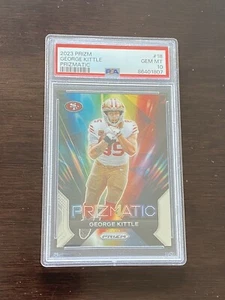 2023 Prizm George Kittle Prizmatic Psa 10 Pop 2 - Picture 1 of 2