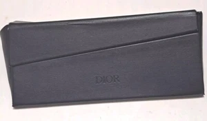 Christian Dior Black Folding Sunglasses Eyeglasses Case With Card - Picture 1 of 5