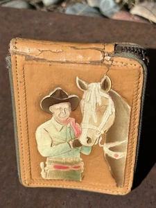 VTG 1960's Roy Rogers Wallet Fragile Needs Repair Includes Riders Club Card - Bild 1 von 17