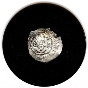 ENGLAND. Edward II, 1307-1327. Silver Farthing, S-1474, NGC AU53, Top pop! - Picture 1 of 4