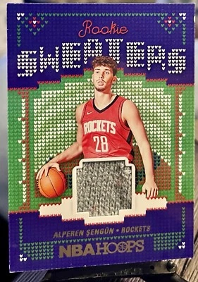 Alperen Sengun 2021-22 Hoops Basketball ROOKIE Sweaters #RSW-AS Houston Rockets - Image 1 of 2