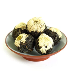 GOARTEA 2017 Year White Chrysanthemum Yunnan puer Pu'er Puerh Tea Raw Ball Tuo - Picture 1 of 6