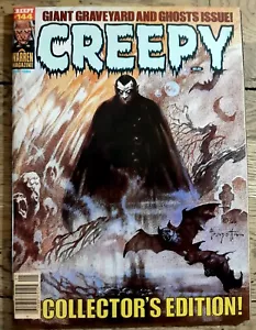 Revista CREEPY # 144 publicaciones Warren Colección ALTA CALIDAD digna - Imagen 1 de 19
