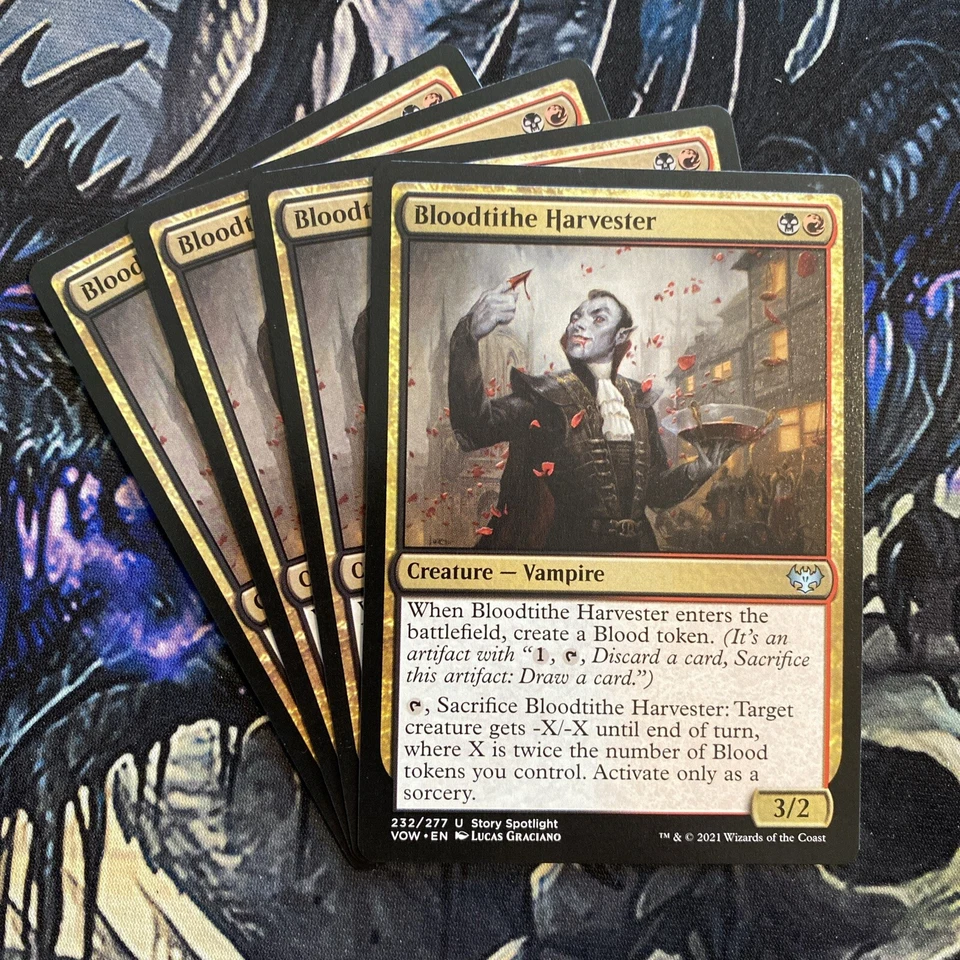 X4 Bloodtithe Harvester Innistrad: Crimson Vow 232/277 Playset - Image 1 of 1