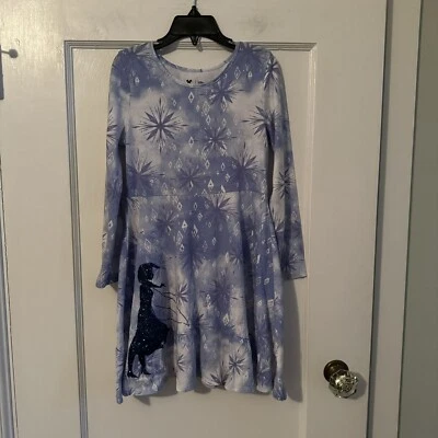 Jumping Beans Disney Frozen Limited Edition Girls Size 6 Dress Long Sleeve Blue - Image 1 of 4