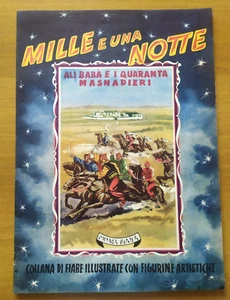 ALBUM FIGURINE MILLE E UNA NOTTE: ALI' BABA' E I 40 MASNADIERI, 1951 SPLENDIDO - Foto 1 di 8