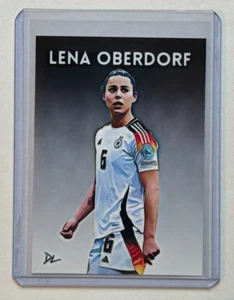 Lena Oberdorf Limited Edition Artist Signed "Team Germany" Trading Card 2/10 - Picture 1 of 2