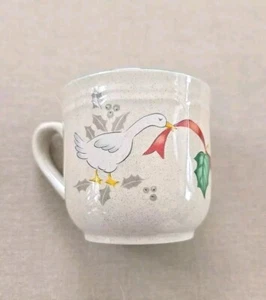 Tazza caffè vintage marmellata NATALE RICAMBIO Giappone 1989 Intl Cina CO. NUOVA - Foto 1 di 4