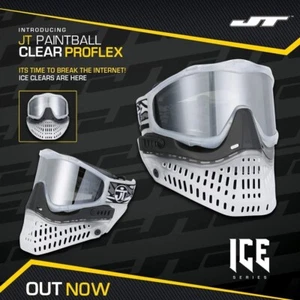Brand NEW JT Proflex Goggles ICE Series Mask - CLEAR - Picture 1 of 3
