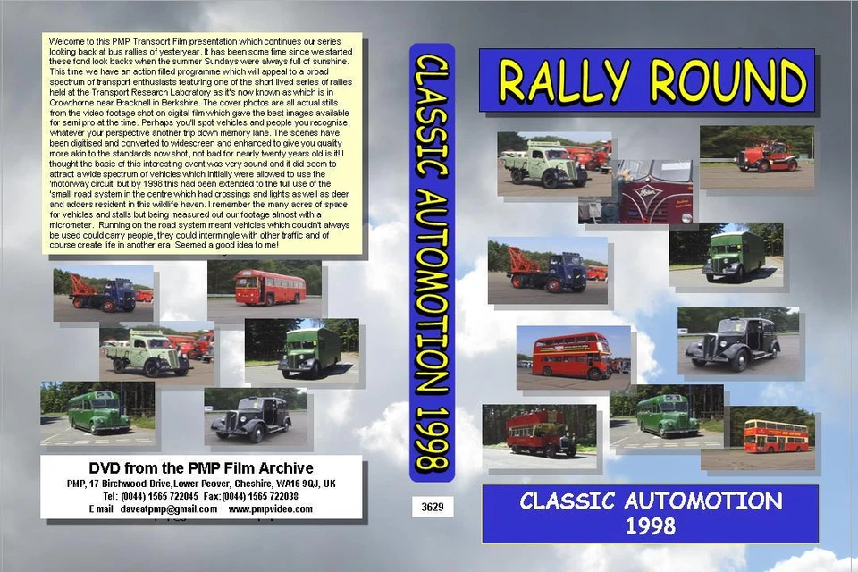 3629. Classic Automotion. UK. Buses, Cars. June 1998. The rally for all types of - Image 1 of 1