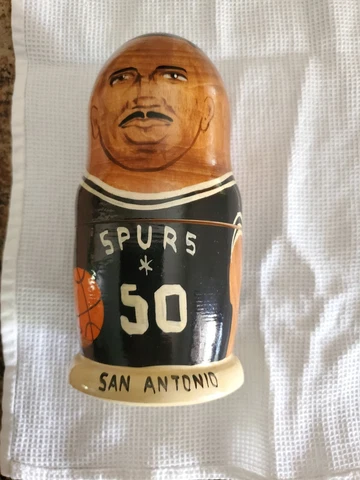 San Antonio Spurs Nesting Dolls David Robinson, Del Negro, Anderson, Ellis Smith Cover