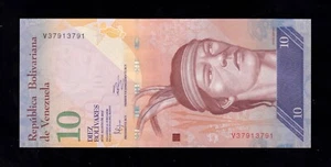 F.C. VENEZUELA , 10 BOLIVARES 2014 , S/C ( UNC ) , P.90e . - Bild 1 von 2