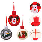 3pcs Filz Weihnachtsanhnger DIY Rentier Ornamente fr Wohnzimmerparty