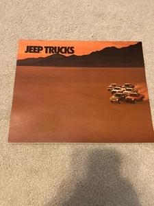 Original 1987 Jeep Truck Sales Brochure 87 Comanche J10 J20 Pickup - Picture 1 of 1