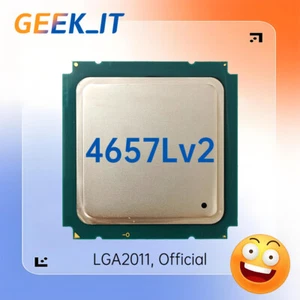 ✅Intel Xeon E5-4657Lv2 SR19F 2.4GHz 12C / 24T 30MB 115W LGA2011 CPU E5 4657L v2 - Picture 1 of 3