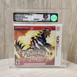 Pokémon Omega Ruby Nintendo 3DS Game VGA Graded Sealed Near Mint Uncirculated 85 - Picture 1 of 4