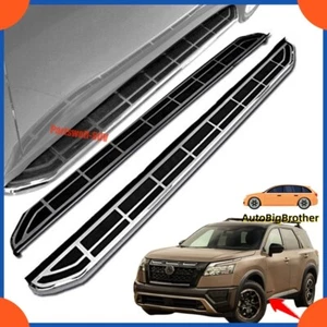 2PCS Running Boards Side Steps Nerf Bar Fits for Nissan Pathfinder 2022 2023 24 - Picture 1 of 13