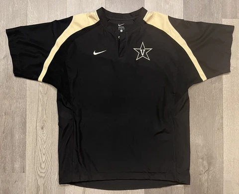 Vanderbilt Commodores Men’s Black/Gold Shirt Sleeve Jacket - Large Cover