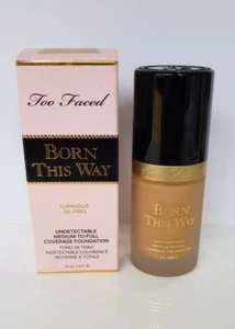 TOO FACED BORN THIS WAY UNELECTABLE MEDIUM TO FULL COVERAGE FOUNDATION 30ml - Picture 1 of 5