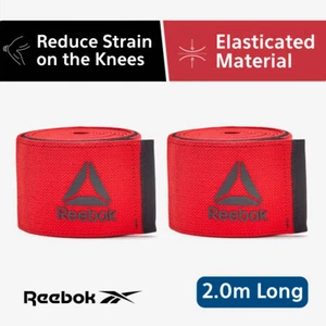 NEW Reebok Fitness Knee Wraps - Red - Picture 1 of 6