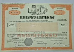 Florida Light & Power Company 1990 ( 15000 shares ) - Picture 1 of 9