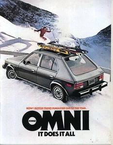 Dodge Omni 1978 Händlerprospekt - Bild 1 von 2