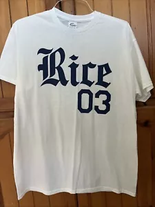 Vintage 2003 Reiseulen Baseball CWS National Champions T-Shirt Erwachsene Latge neu - Bild 1 von 4