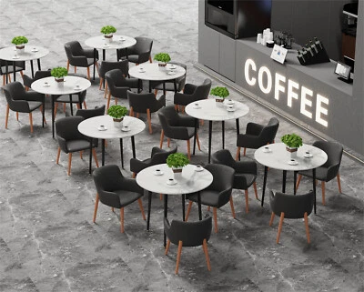 Mesa de cocina redonda novedosa de 32"" de diámetro con tapa de piedra mesa de comedor muebles Foto 1 de 4