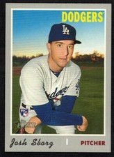 ~~~~ 2019 TOPPS HERITAGE JOSH SBORZ ROOKIE CARD RC (#696) -- FREE SHIPPING ~~~~