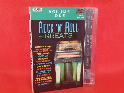 Various - Rock N Roll Greats Vol 1 (1986) Cassette RARE (VG+) - Image 1 of 2