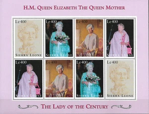SIERRA LEONE - 1995 MNH "Queen Mother - THE LADY OF THE CENTURY" S/S ! - Picture 1 of 1